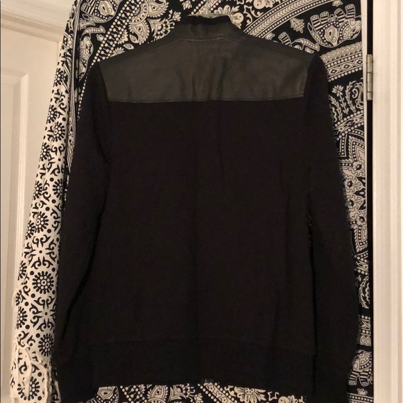 MEN’S MICHAEL KORS LEATHER / SWEATSHIRT JACKET - Picture 8 of 8